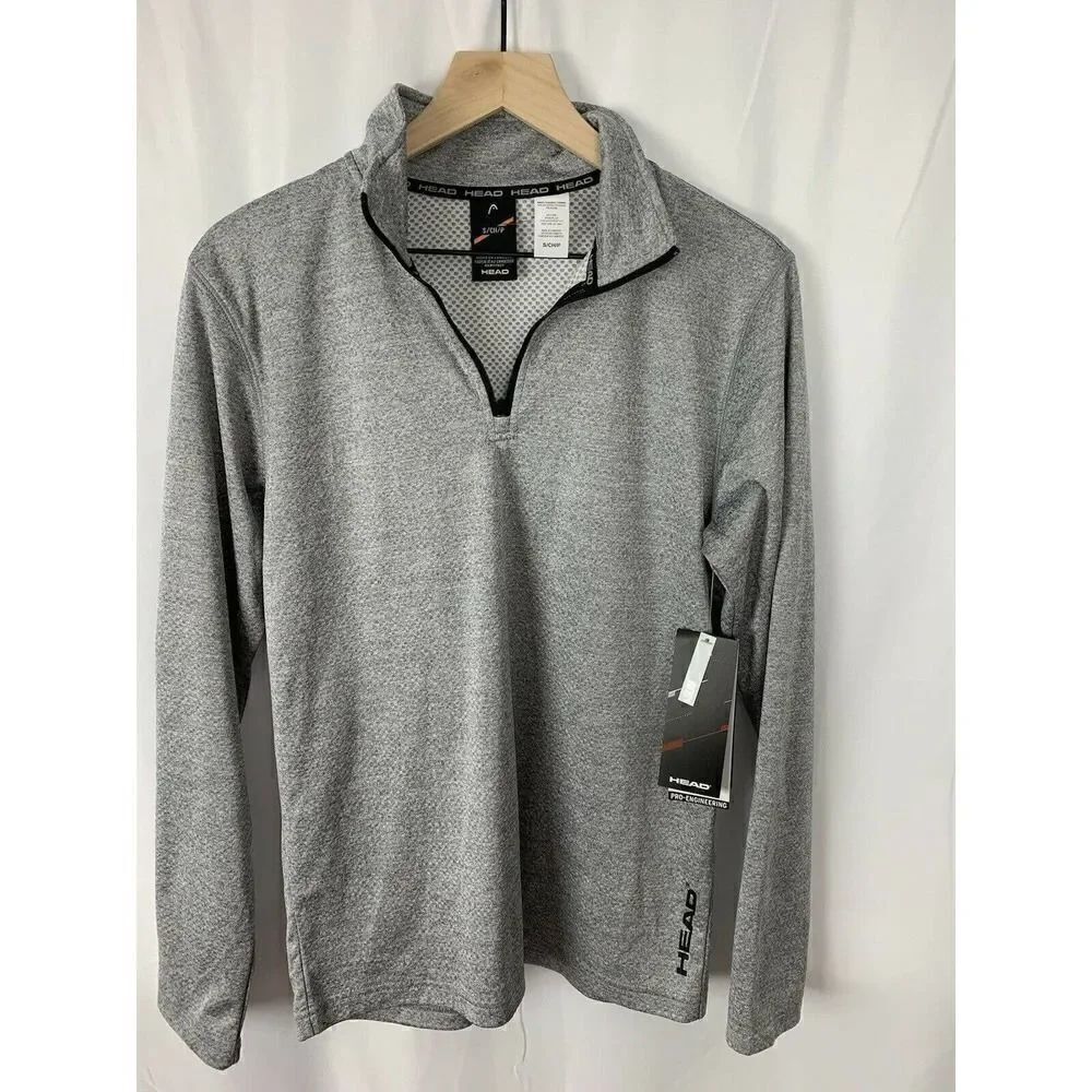 Men’s Head Showtime Sleet Heather Performance 1/4 Zip S NWT
